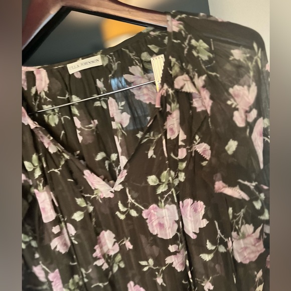 $295 Ulla Johnson Floral 100% silk Azalea Blouse - Picture 6 of 10